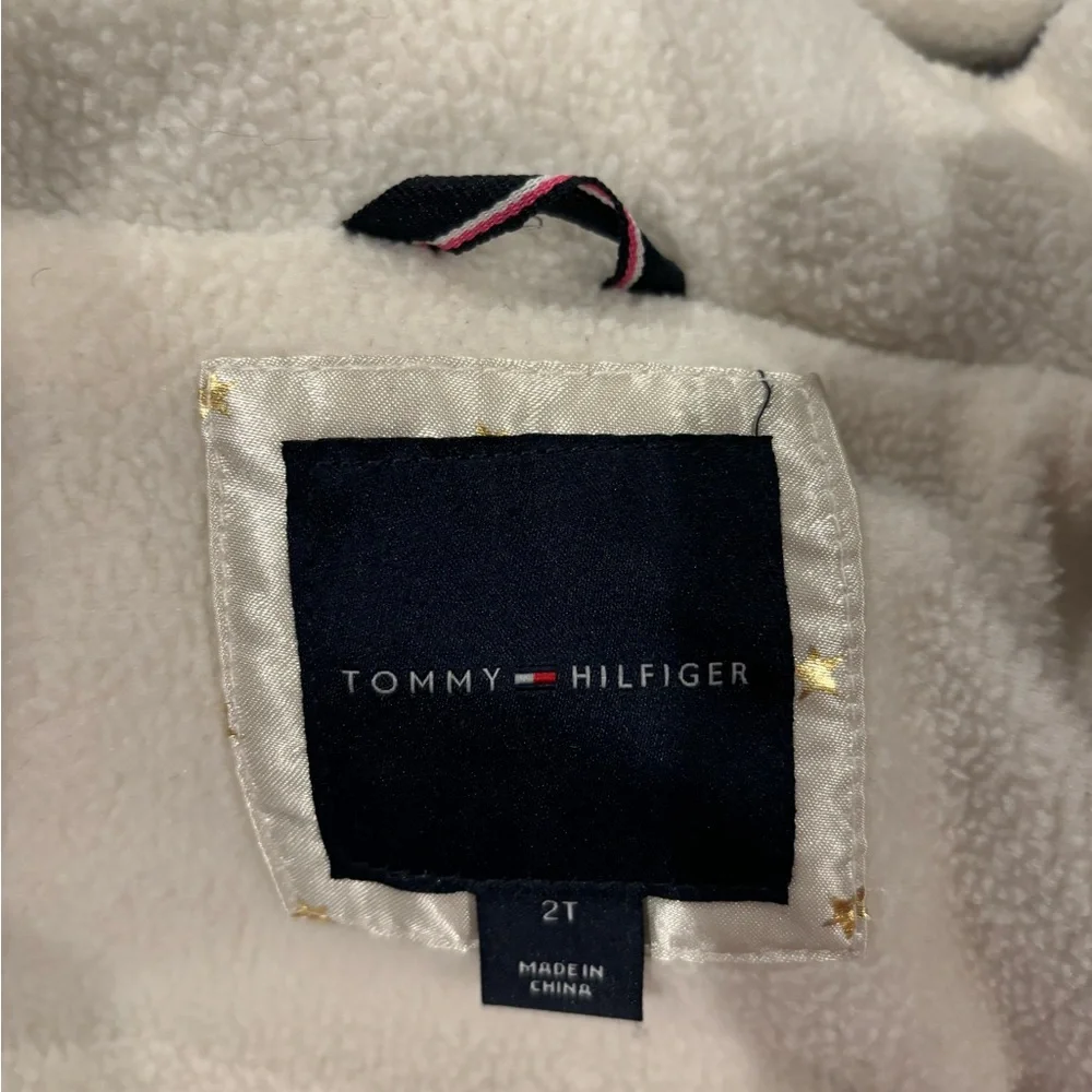 Tommy‎ Hilfiger youth size 2T full zip jacket with ruffle. Heavy lined. 1099